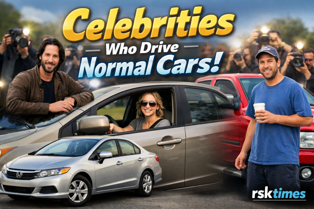 celebrities who drive normal cars