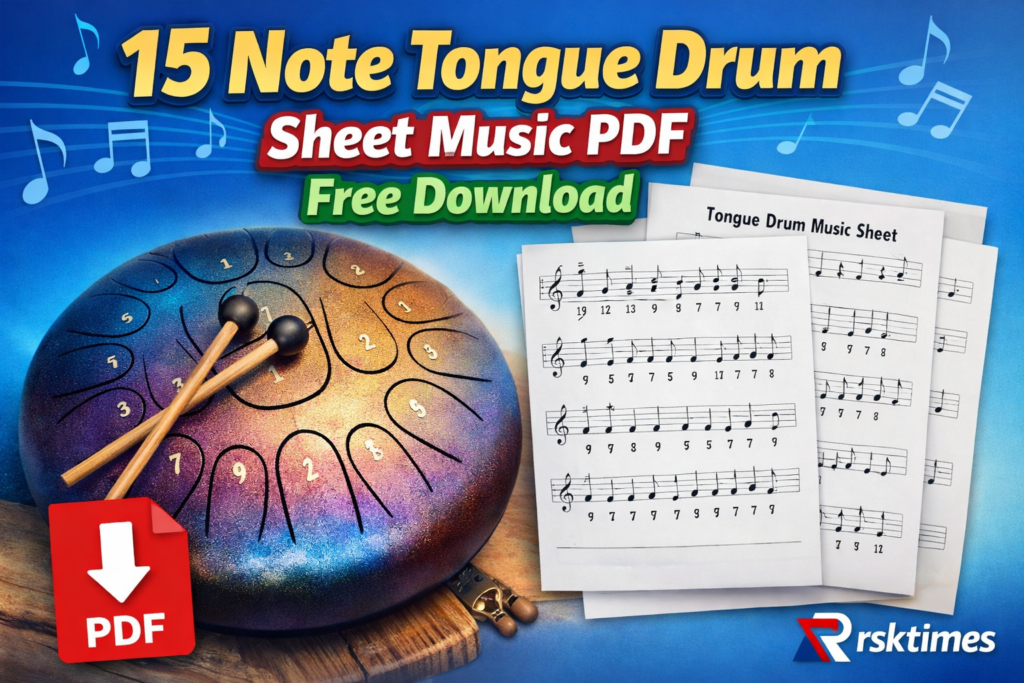 15 note tongue drum sheet music pdf free download