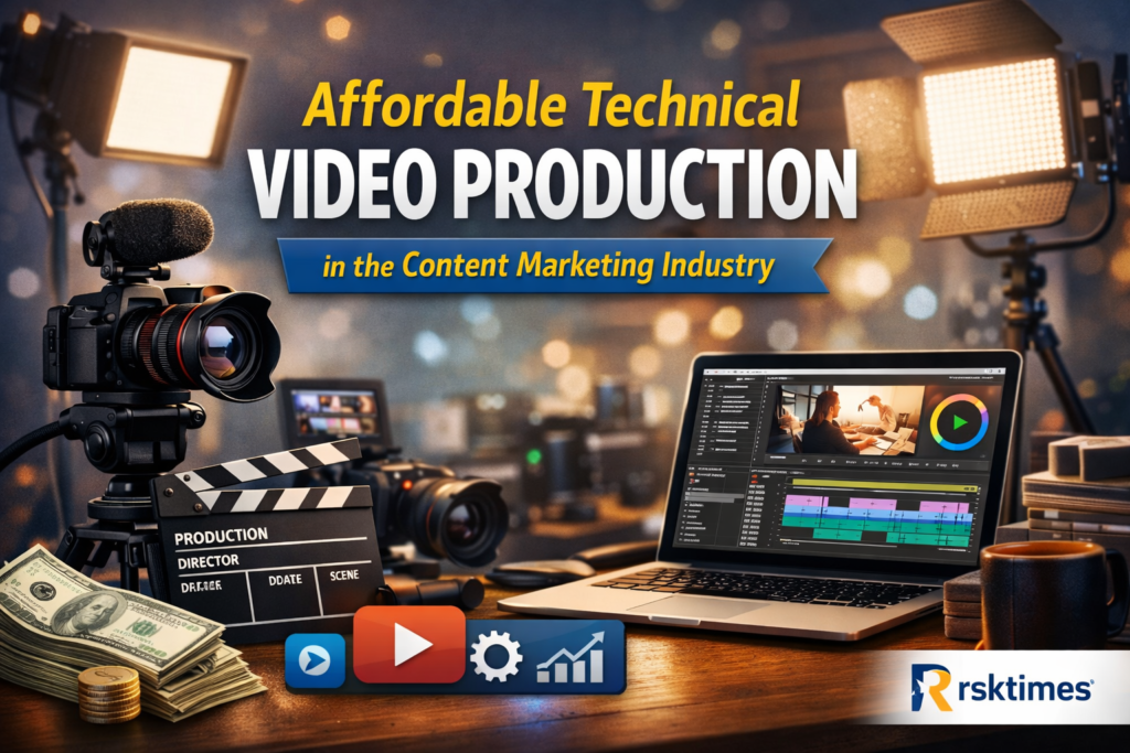 affordable technical video production in the content marketing industry